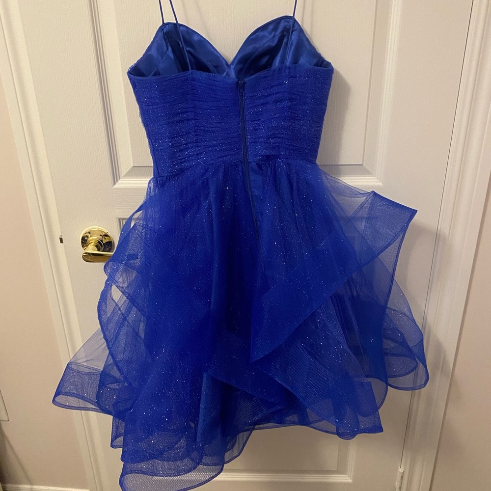 Royal Blue Tulle Dress